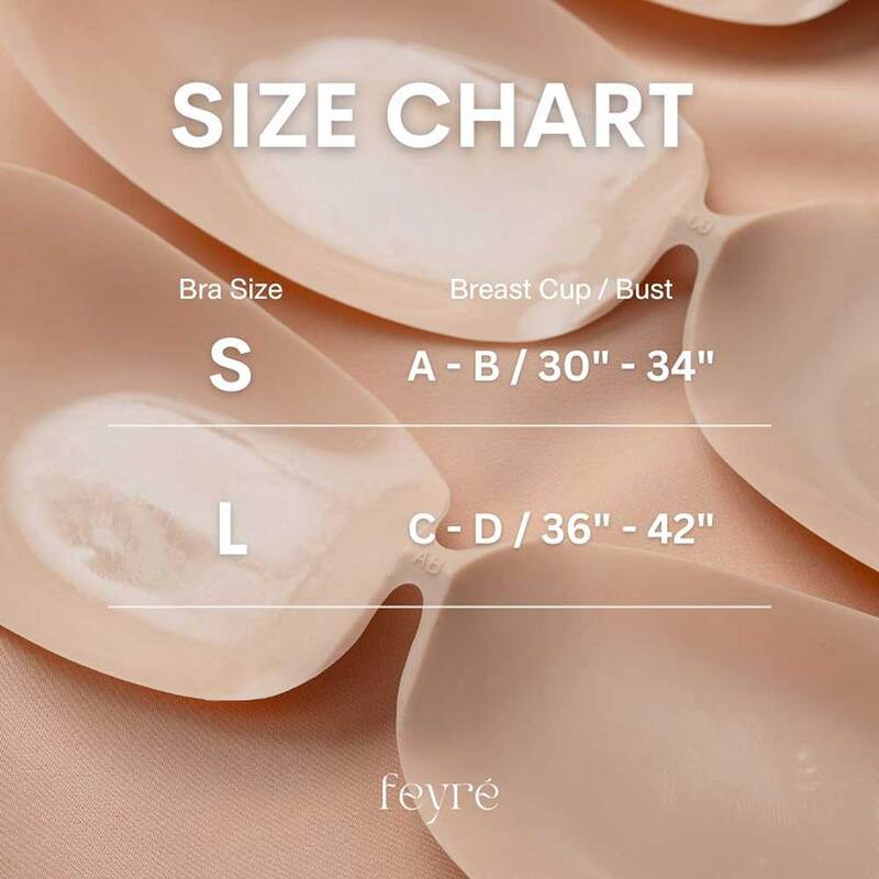 Feyre No Buckle Adhesive Bra Size CD