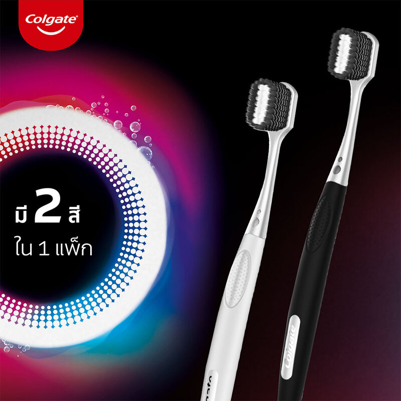 Colgate Optic White Manual Toothbrush 1Pack [2pcs]