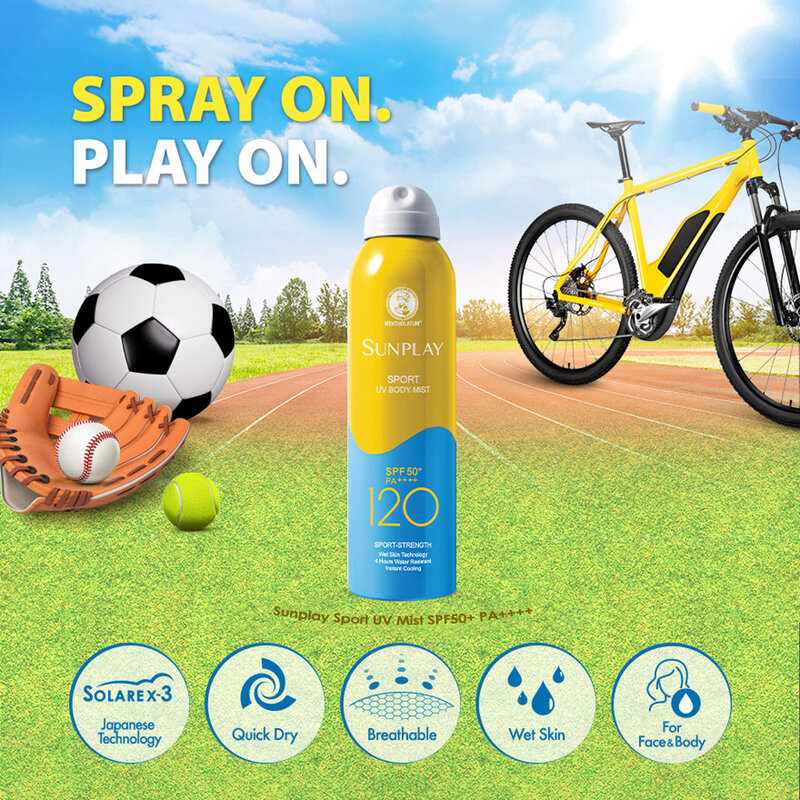 Sunplay Sport UV Body Mist SPF50+ PA++++ 165ml