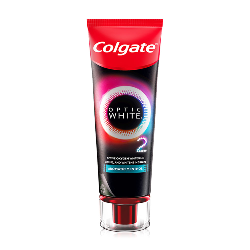 Colgate Optic White O2 Aromatic Menthol Toothpaste 85g