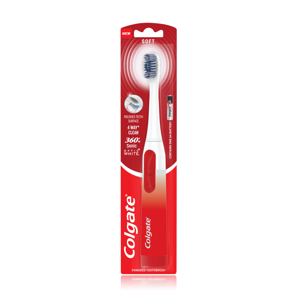Colgate Power 360 Optic White Electric Toothbrush 1pc