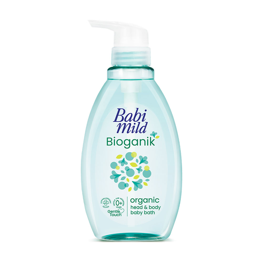 Babi Mild Bioganik Organic Head & Body Baby Bath 380ml