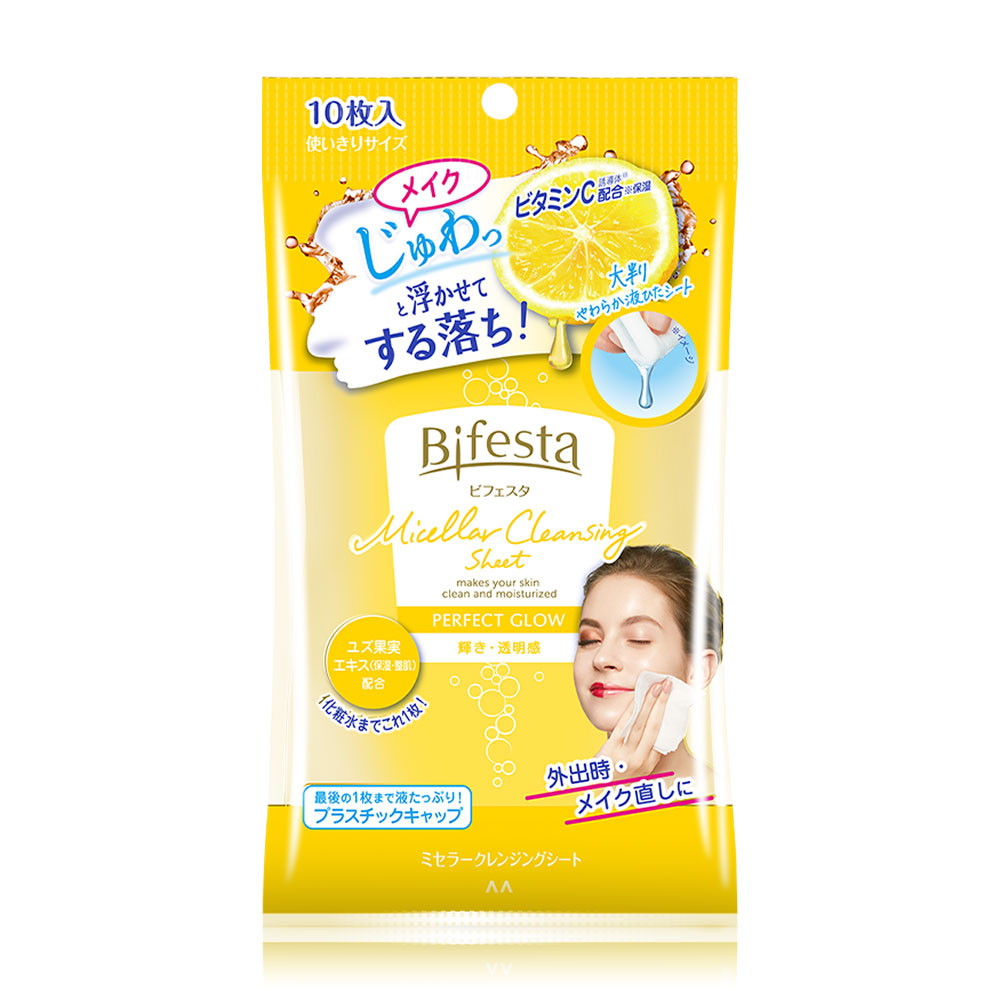 Bifesta Micellar Sheet Perfect Glow 10Sheets