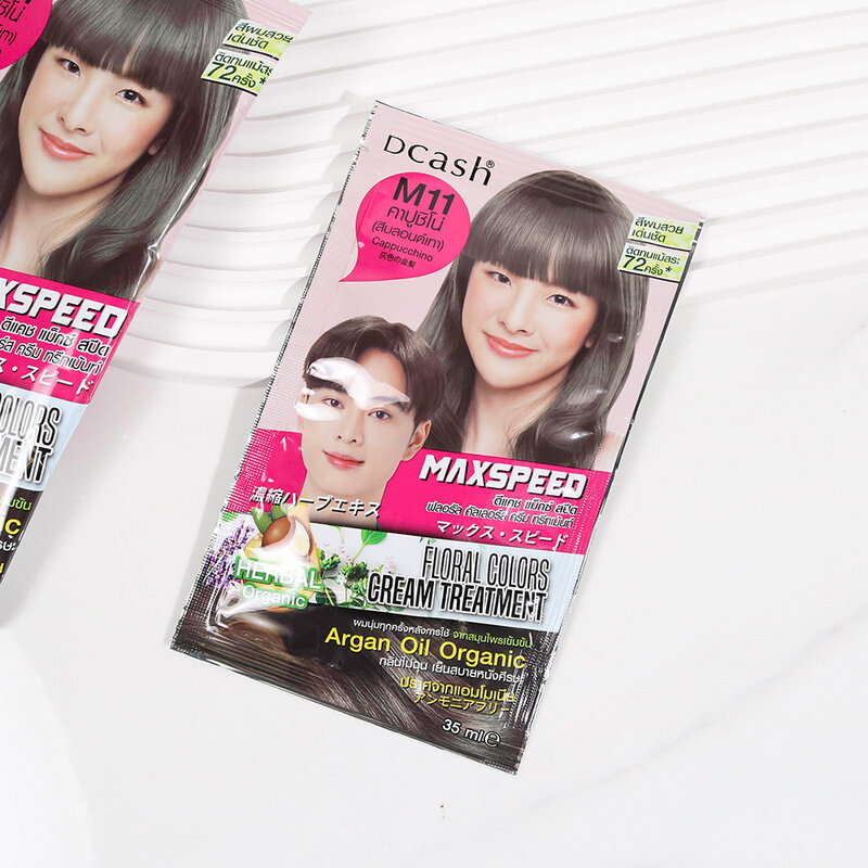 Dcash Max Speed Floral Colors Cream Treatment 70ml #M11 Cappucchino