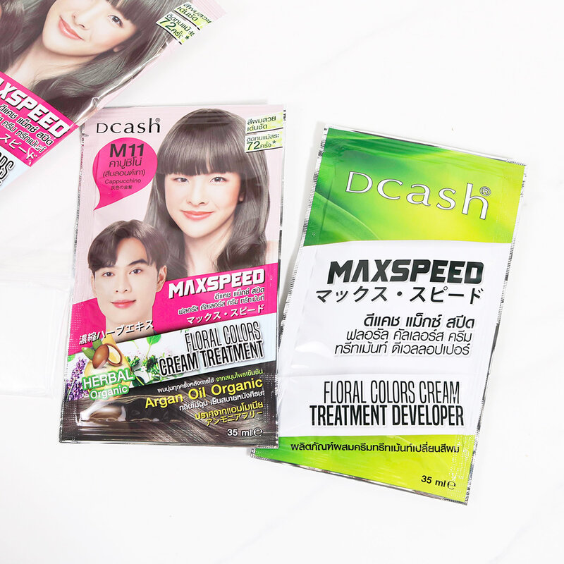 Dcash Max Speed Floral Colors Cream Treatment 70ml #M11 Cappucchino
