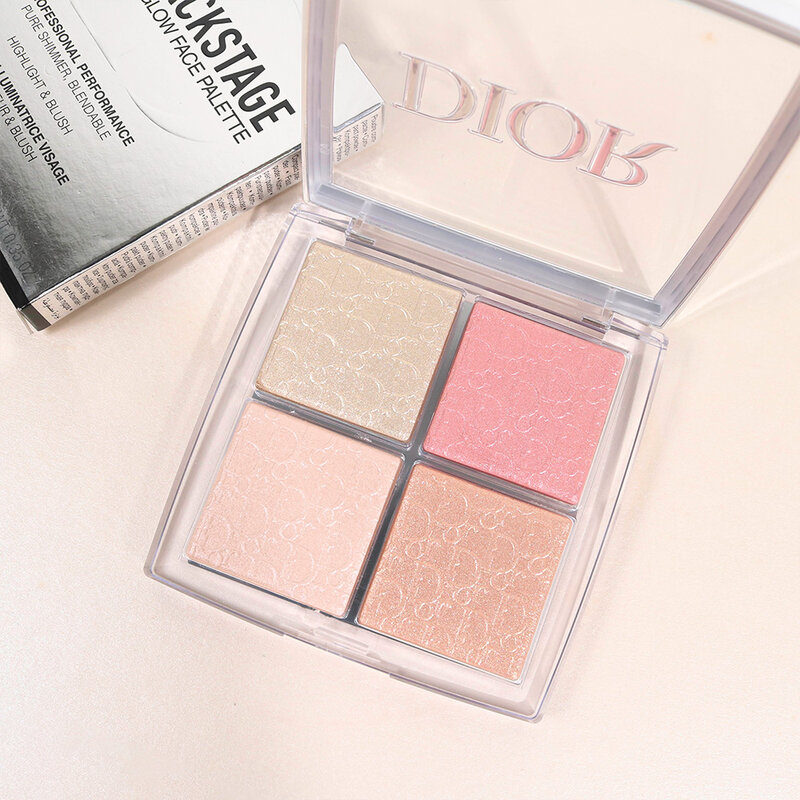 Dior Backstage Glow Face Palette Highlight & Blush 10g #004 Rose Gold