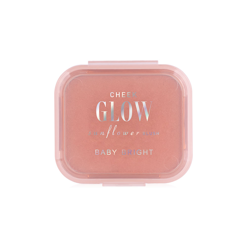 Baby Bright Cheek Glow Sunflower Blush 5.2g #04 Queen Peach