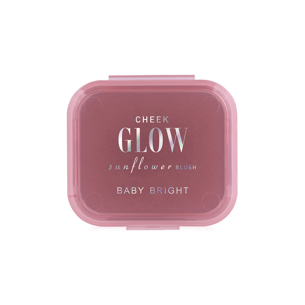 Baby Bright Cheek Glow Sunflower Blush 5.2g #01 Velvet Rose