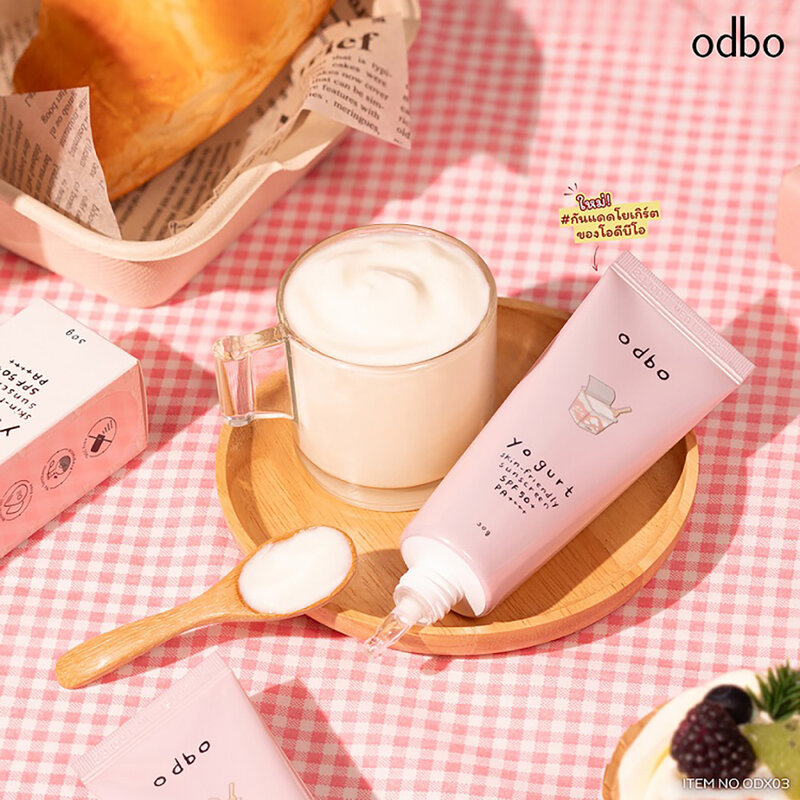 ODBO Yogurt Skin-Friendly Sunscreen SPF50+ PA++++ 30g #ODX03