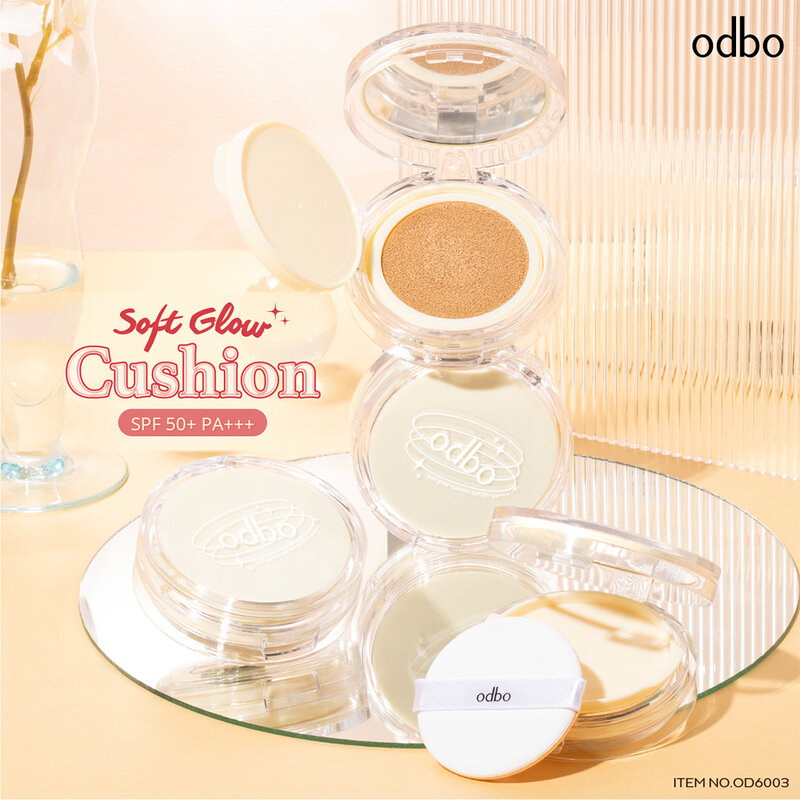 ODBO Soft Glow Cushion SPF50+ PA+++ 11g + Refill 11g #OD6003-03