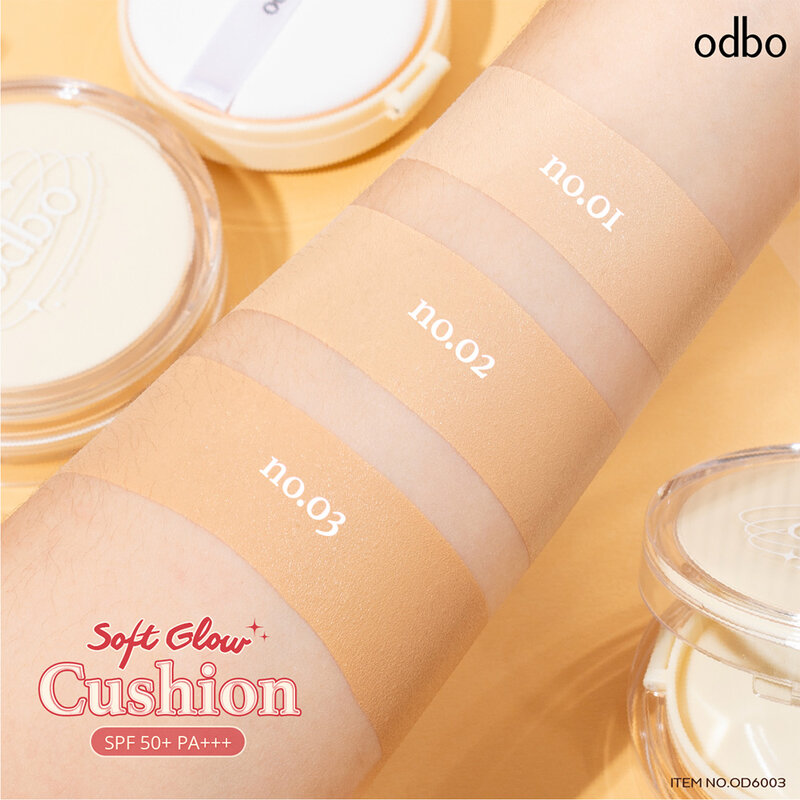 ODBO Soft Glow Cushion SPF50+ PA+++ 11g + Refill 11g #OD6003-03
