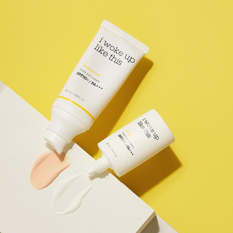 I WOKE UP LIKE THIS Protecting Base Sun Cream SPF50+ PA+++ 15ml ( สินค้าหมดอายุ : 2025.11.03 ) 