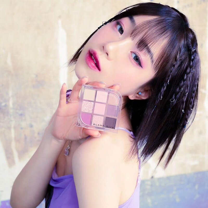 BLANC DIVA Coloring:Me Eyeshadow Palette 7.5g #Peony Scented ( สินค้าหมดอายุ : 2026.04.26 ) 