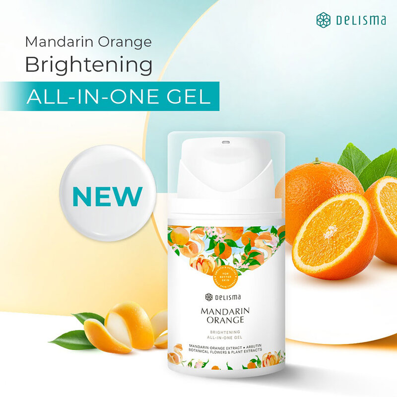 Delisma Mandarin Orange Brightening All-In-One Gel 50g
