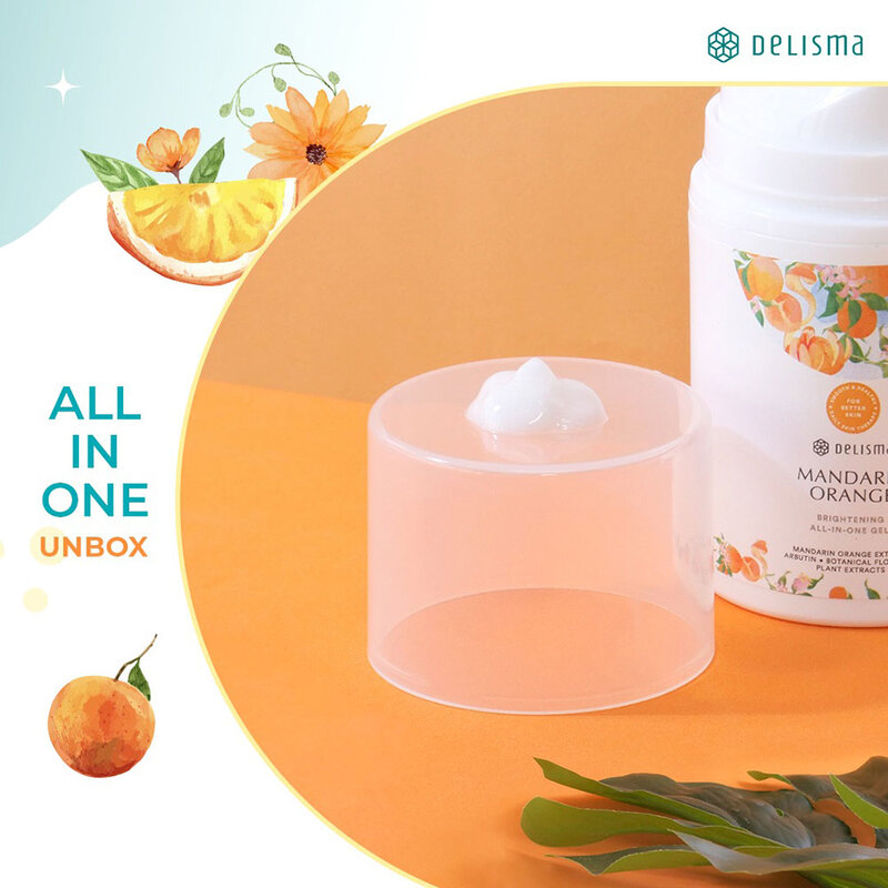 Delisma Mandarin Orange Brightening All-In-One Gel 50g
