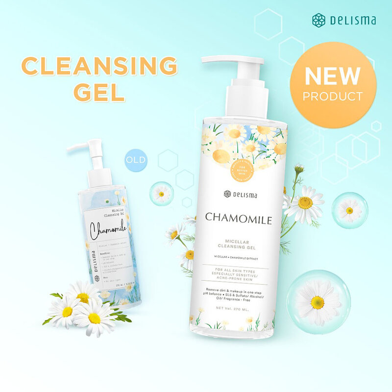 Delisma Chamomile Micellar Cleansing Gel 270ml