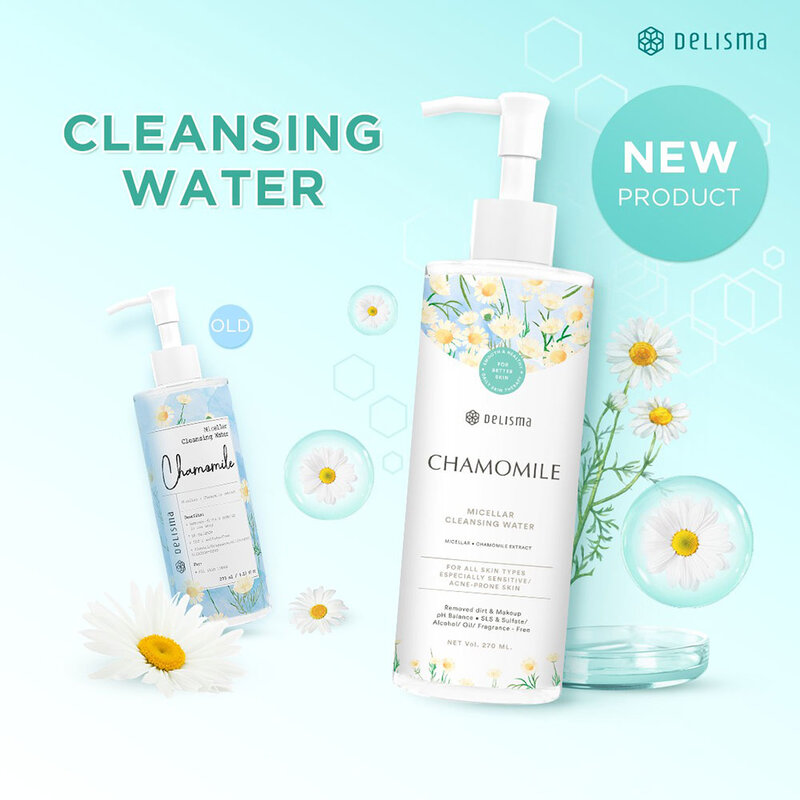 Delisma Chamomile Micellar Cleansing Water 270ml