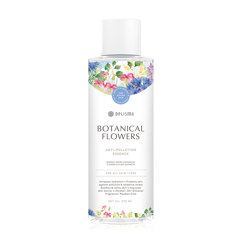 Delisma Botanical Flowers Anti-Pollution Essence 270ml ( สินค้าหมดอายุ : 2026.03.03 ) 