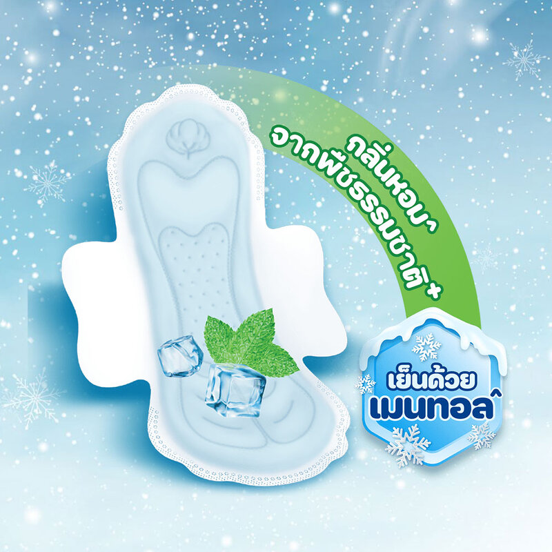 Molped ผ้าอนามัย Icy Cool Slim [23 cm x 14pcs]