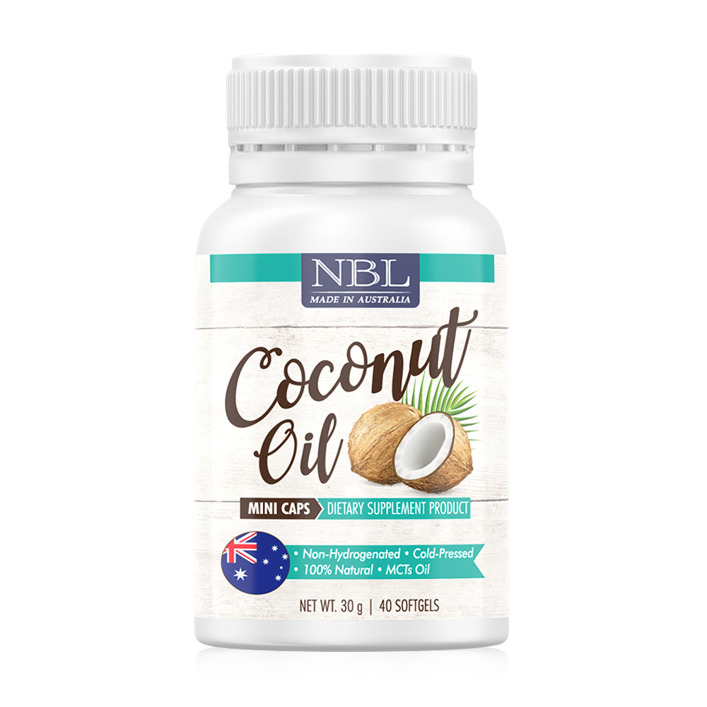 NUBOLIC Coconut Oil Mini 40 Capsules