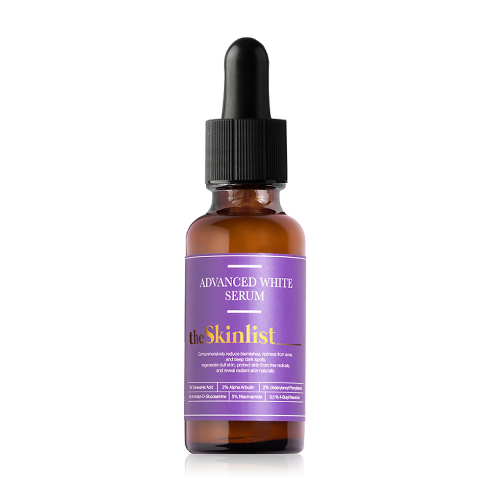 The Skinlist Advanced White Serum + Antioxidants 30g ( สินค้าหมดอายุ : 2026.03.20 ) 
