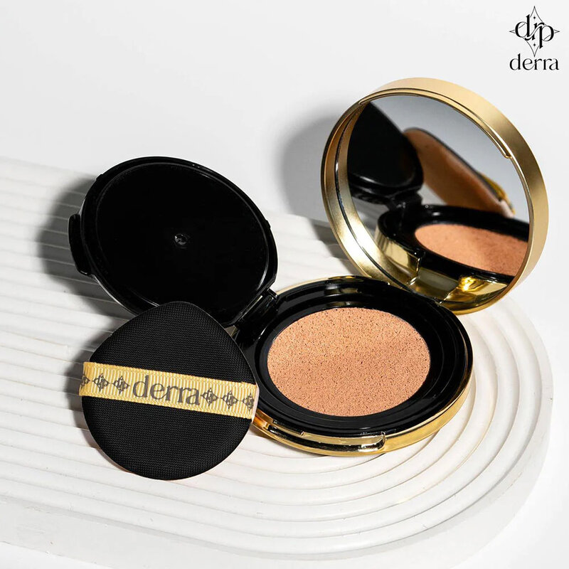 derra Glowy And Coverskin Cushion SPF25 PA+++ 10g #00Ivory Natural