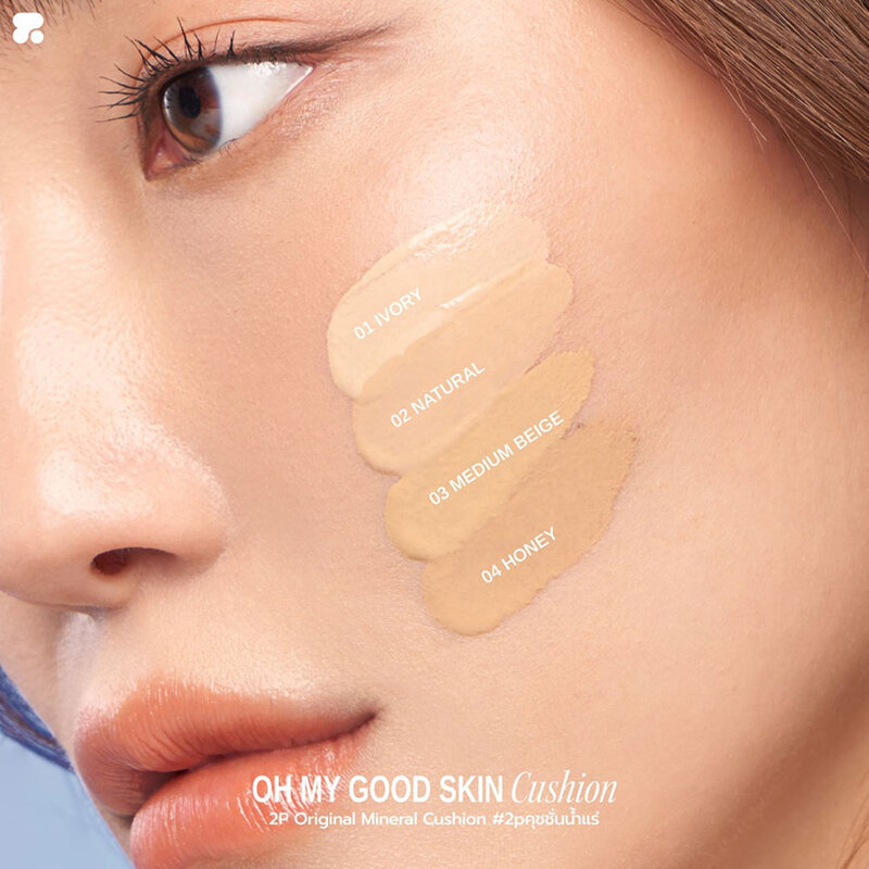 2P Original Oh My Good Skin Cushion SPF50 PA+++ 15g #01