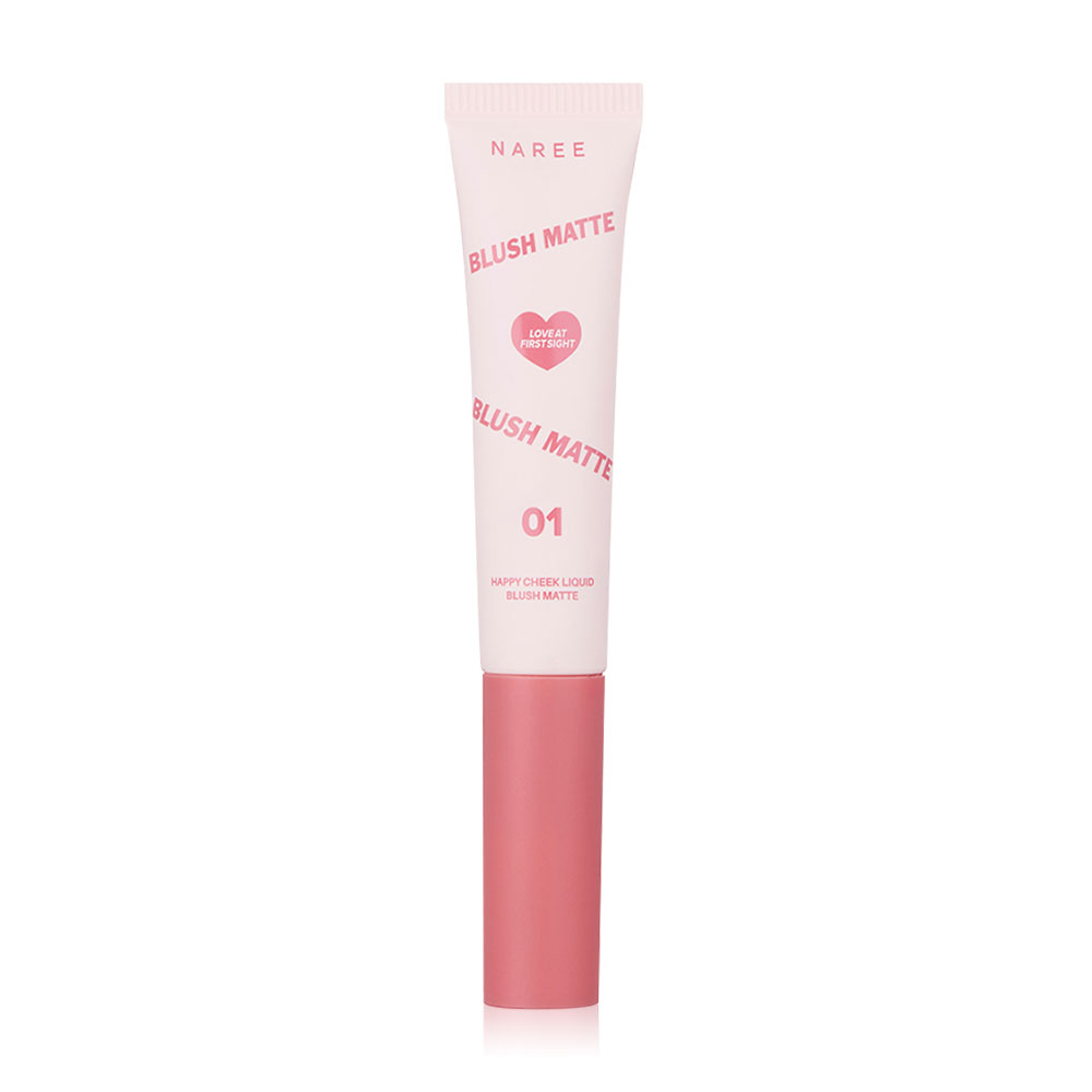 Naree Happy Cheek Liquid Blush Matte 12g #01 Love At First Sight