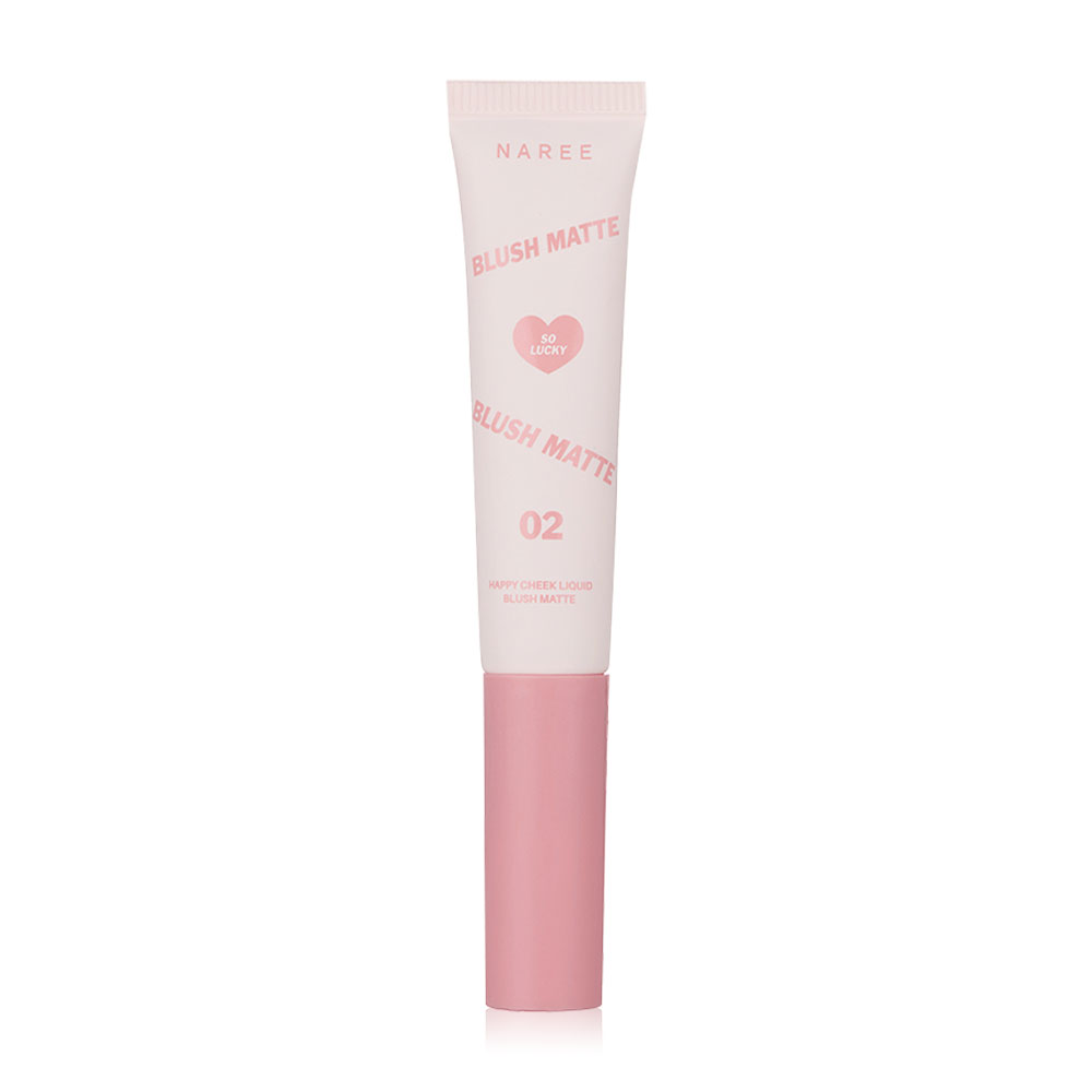 Naree Happy Cheek Liquid Blush Matte 12g #02 So Lucky