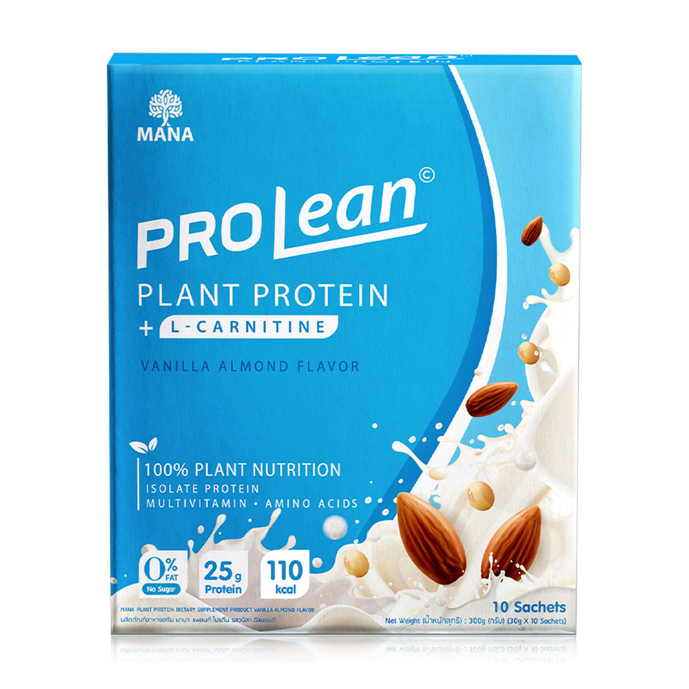 MANA ProLean Plant Protein 10 Sachets #Vanilla Flavor ( สินค้าหมดอายุ : 2025.11.17 ) 