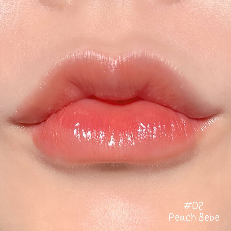 U-Star Zignature Maxx Cover Crystal Glam Lipstick 1.8g #02 Peach Bebe