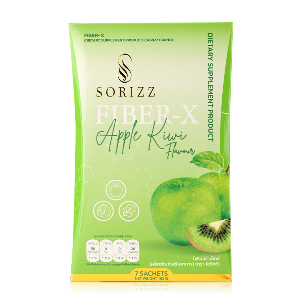 Sorizz Fiber-X Apple Kiwi Flavour 7 Sachets