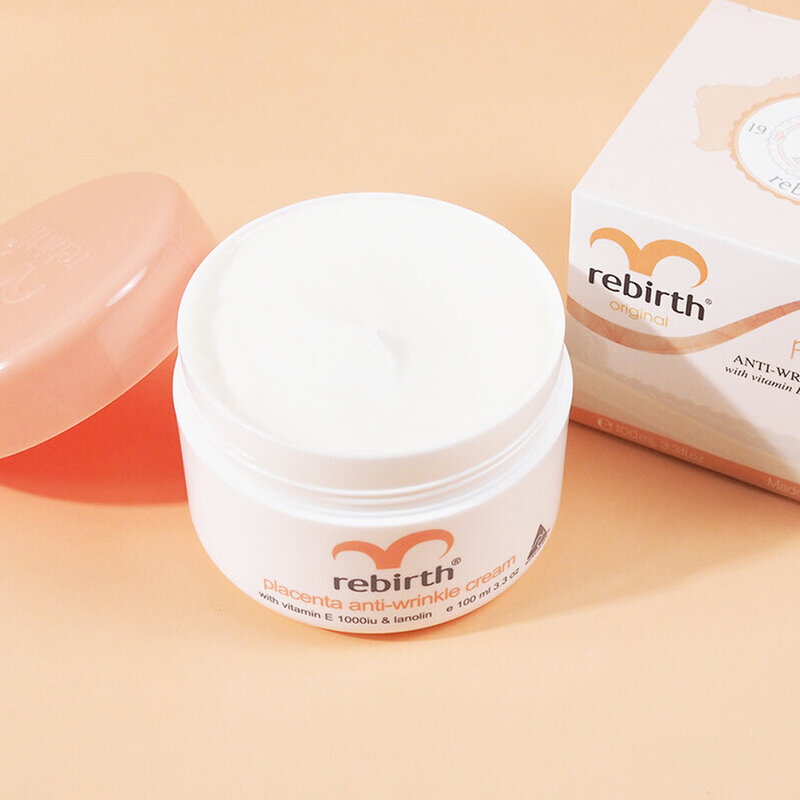 Rebirth Set 2 Items Placenta Placenta Anti-Wrinkle Cream 100ml + Emu Anti-Wrinkle Cream 100ml [Free! Alright Micellar Soap 70g]