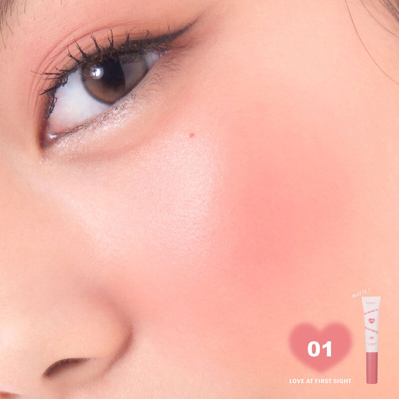 Naree Happy Cheek Liquid Blush Matte 12g #01 Love At First Sight