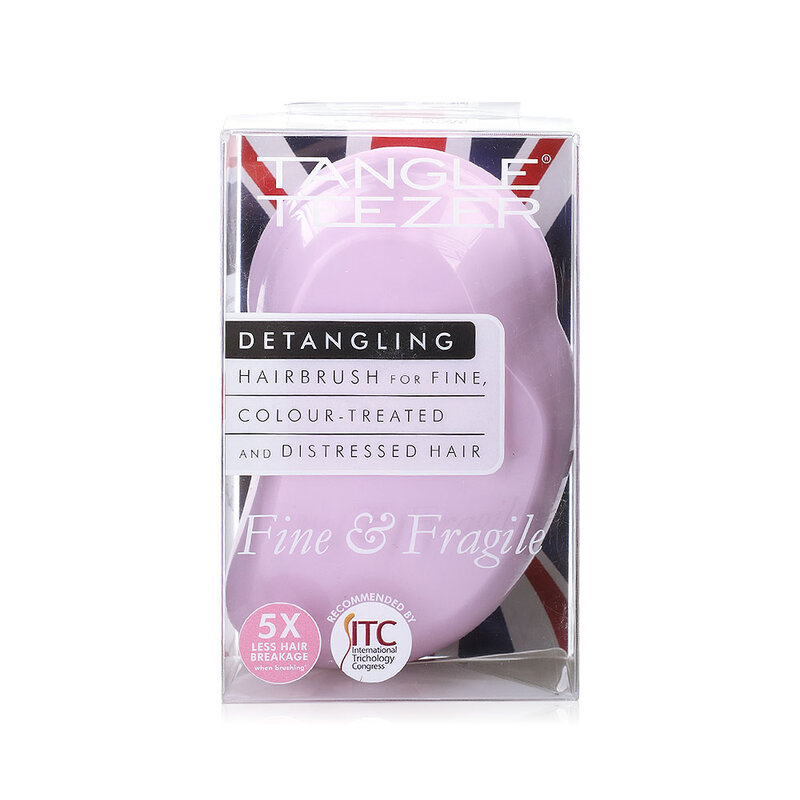 Tangle Teezer Fine & Fragile Detangling Hairbrush #Pink/Pink