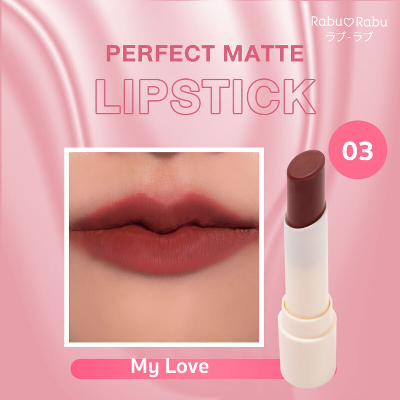 RABU RABU Perfect Matte Lipstick 3.2g #03 My Love