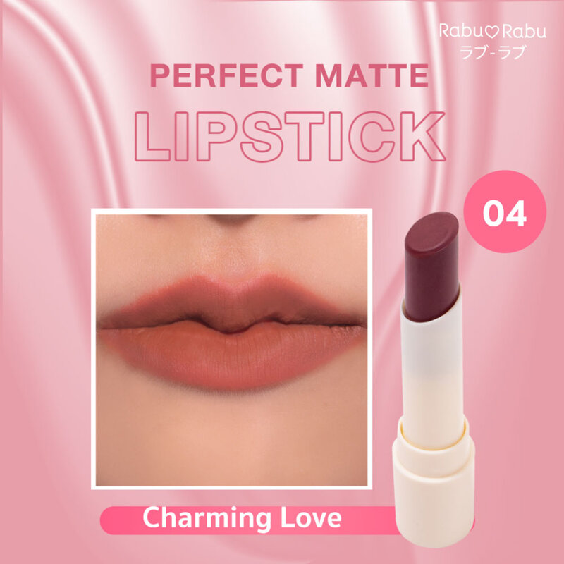 RABU RABU Perfect Matte Lipstick 3.2g #04 Charming Love