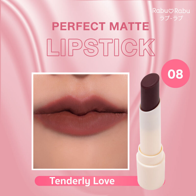 RABU RABU Perfect Matte Lipstick 3g #08 Tenderly Love