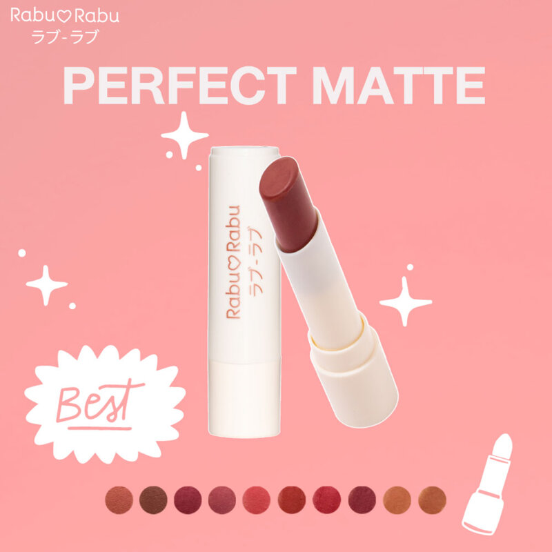 RABU RABU Perfect Matte Lipstick 3.2g #09 Precious Love