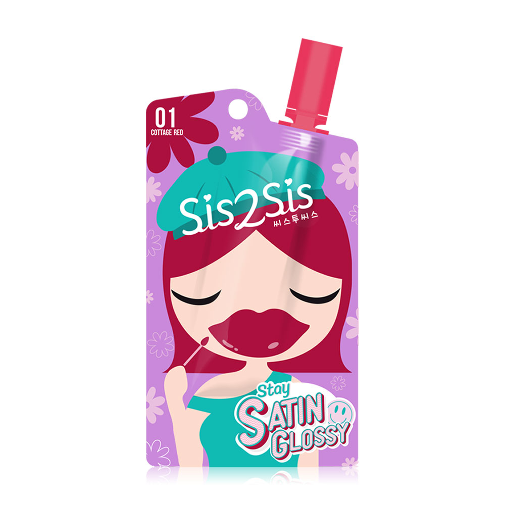 sis2sis Stay Satin Glossy 2g #01