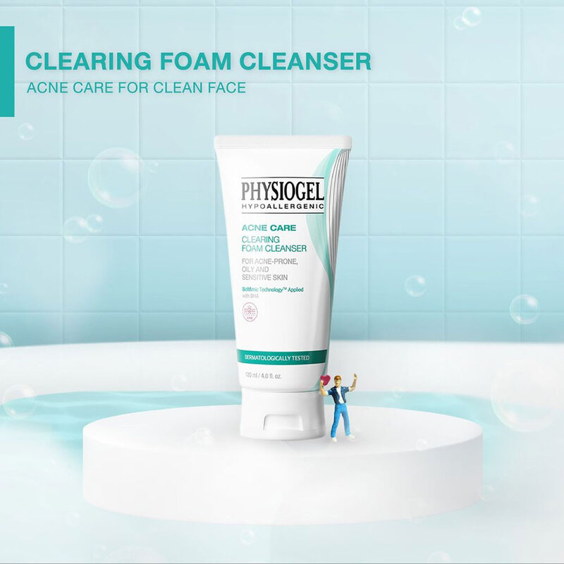 Physiogel Acne Care Clearing Foam Cleanser 120ml