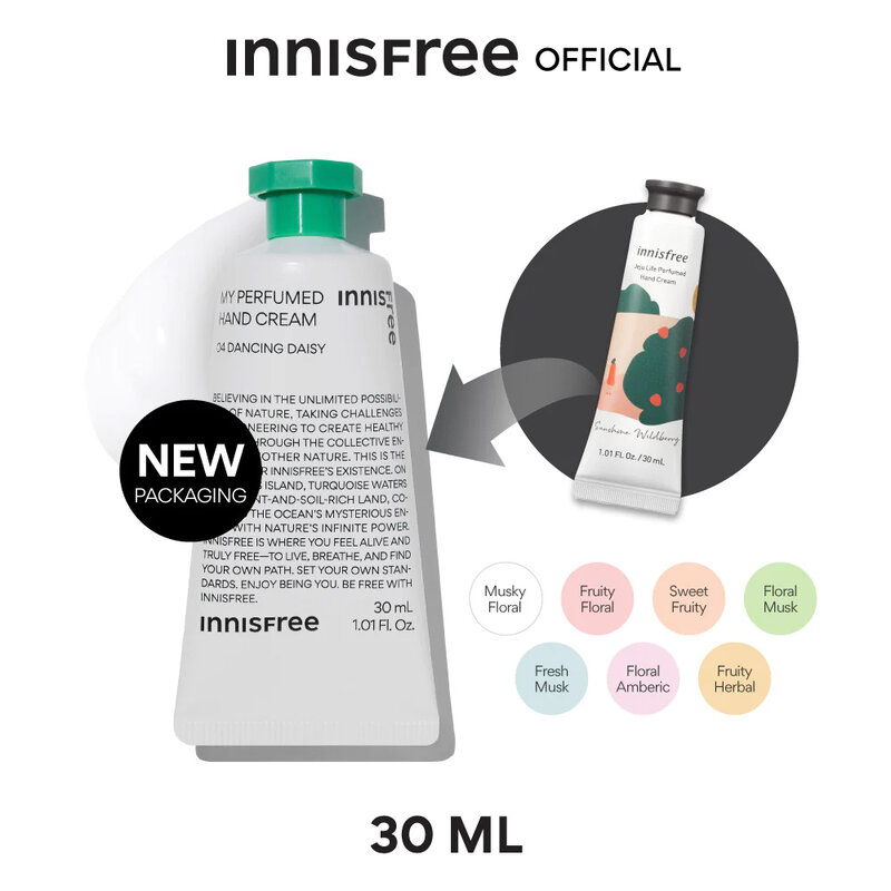 Innisfree My Perfumed Hand Cream 30ml #Peach Cider