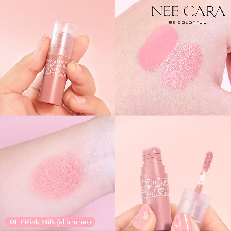 NEE CARA Juice Liquid Blush N329 3g #01 Pink Milk Shimmer
