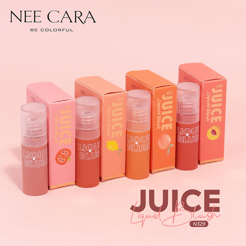 NEE CARA Juice Liquid Blush N329 3g #01 Pink Milk Shimmer