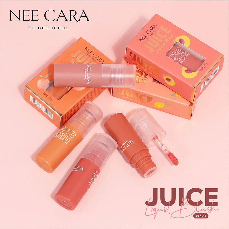 NEE CARA Juice Liquid Blush N329 3g #01 Pink Milk Shimmer
