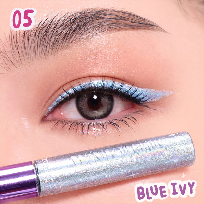 Cosluxe Winky Blinky Liquid Sparkling Eyeliner 10g #05 Blue Ivy