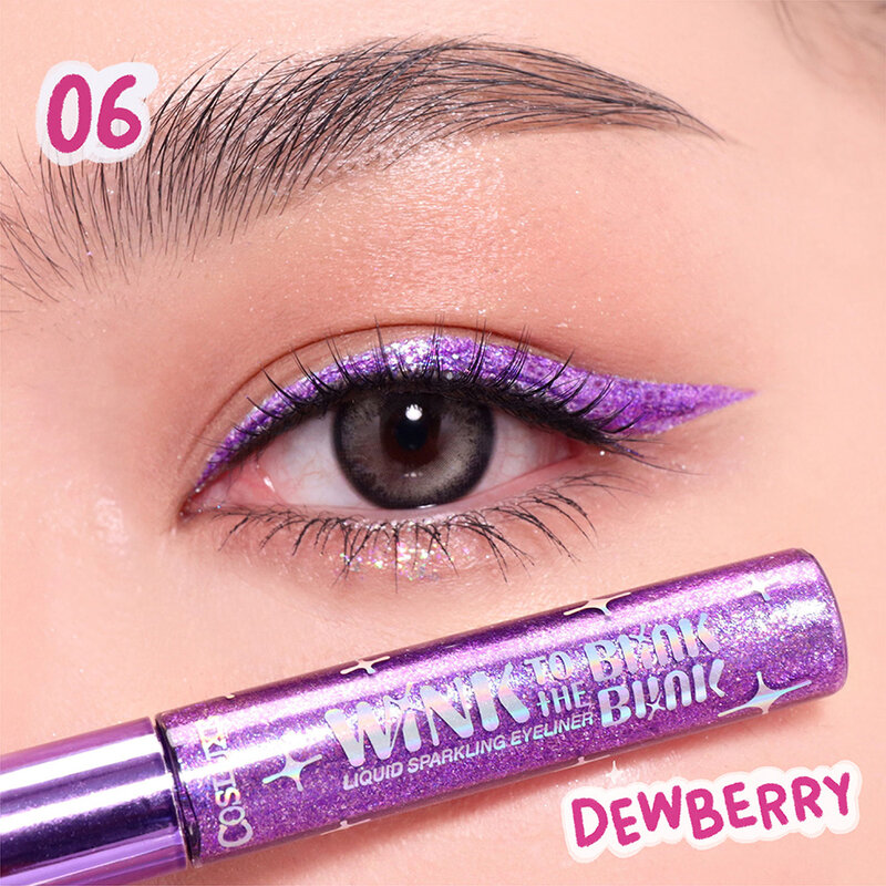 Cosluxe Winky Blinky Liquid Sparkling Eyeliner 10g #06 Dewberry