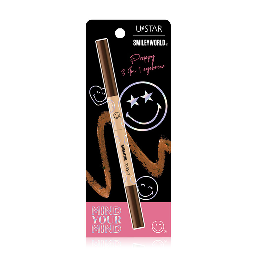 U-Star Smileyworld Preppy 3 in 1 Eyebrow 4g