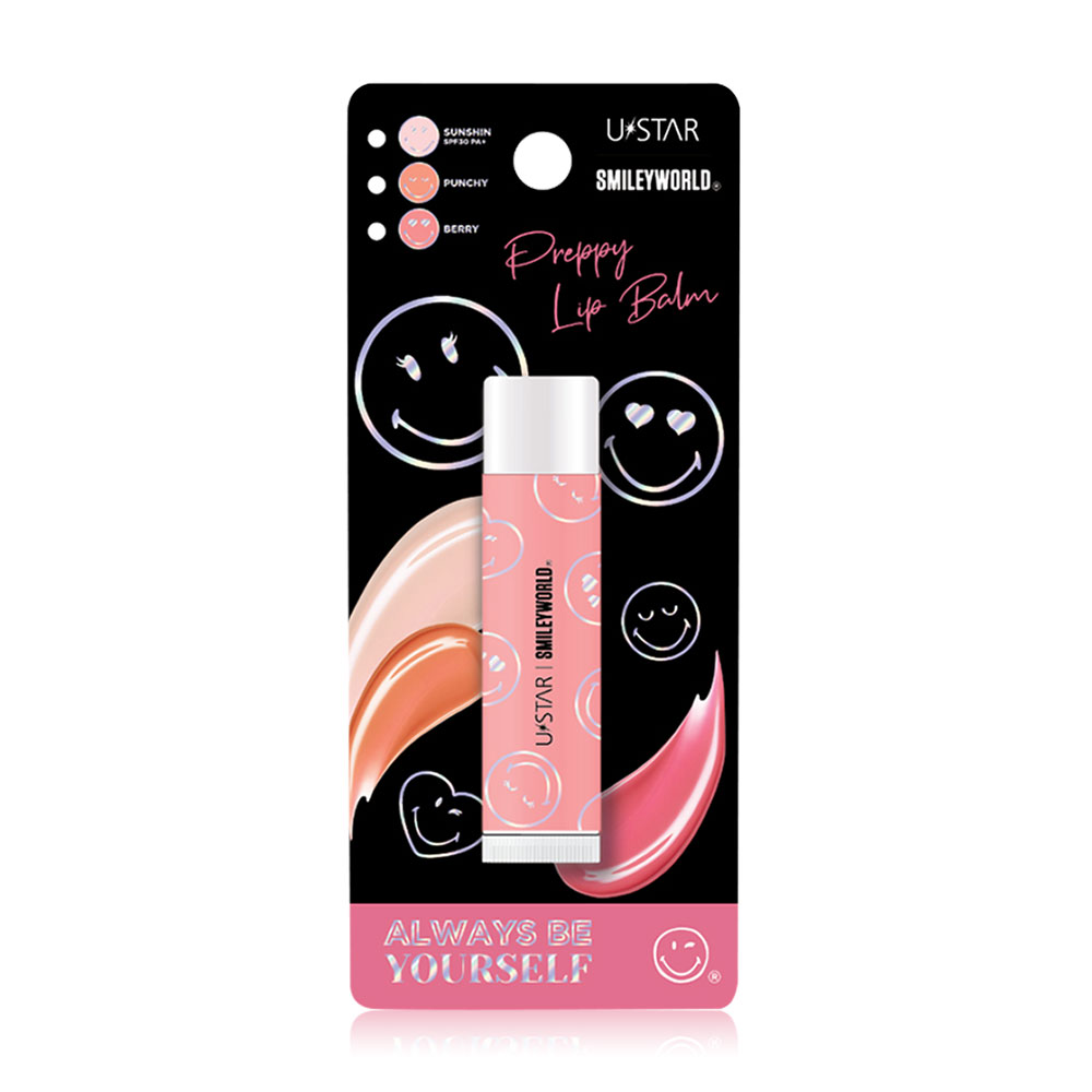 U-Star Smileyworld Preppy Lip Balm SPF 30 PA+ 4.5g #Sunshine