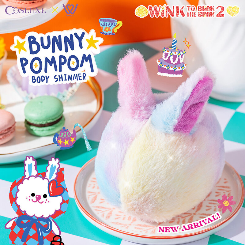 Cosluxe Wink To The Blink Blink Bunny Pompom Body Shimmer 8g